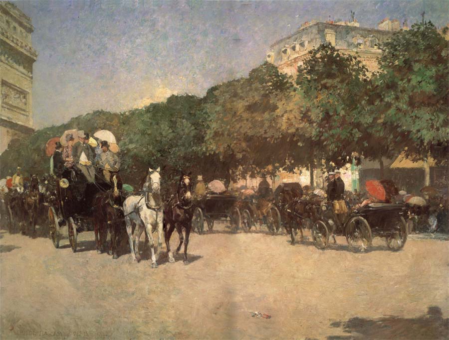 Childe Hassam Der Tag des Grand Prix